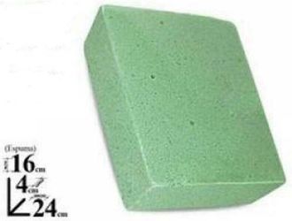 Trade Shop Trade Shop - Mattonella Spugna Acqua 24 X 16 X 4 Cm Composizioni Floreali Piante Fiori Vaso