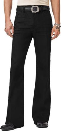 John Varvatos Fader Bootcut Jeans in Black at Nordstrom, Size 36
