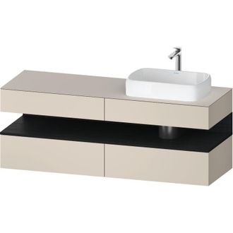 Duravit Qatego Consola Mueble Bajo Lavabo, 2 Extensiones, 2 - Duravit