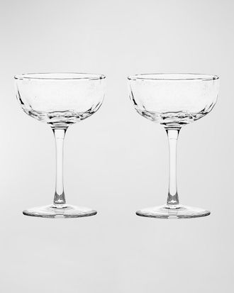 Juliska Puro Cocktail Coupe Glasses, Set of 2