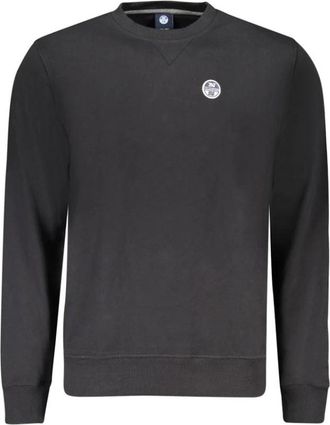North Sails Sweatshirt met lange mouwen - Heren - Sweatshirts - Zwart - XL - Katoen - Hoodies & sweatvesten