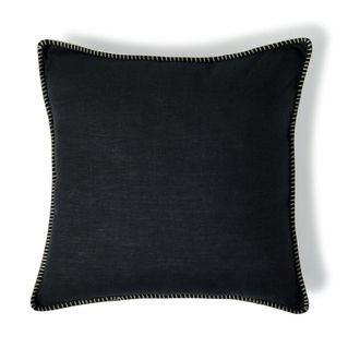 Febronie Funda de coj&iacute;n lino 50x50carb&oacute;n / arena