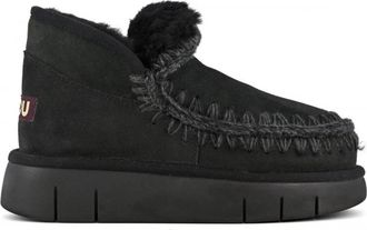 Mou Eskimo Bounce Sneaker - Dames - Winterlaarzen - Zwart - 40 EU - Wol - Schoenen