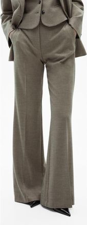 Mango Liam Wide Leg Pants in Khaki Green at Nordstrom, Size 2