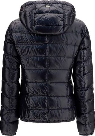 Herno Womens Black Polyamide Full-Length Jacket Clothing