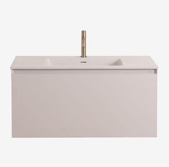 Sklum Conjunto De Mueble De Ba&ntilde;o En Madera Con Lavabo Integrado Macrae Sklum