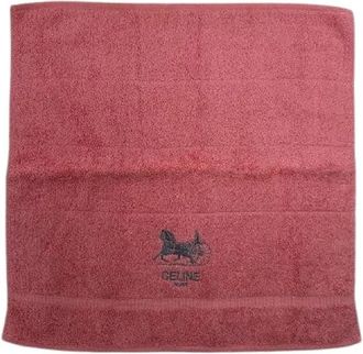 Celine Pre-owned Accessories, female, Red, Size: ONE SIZE Pre-owned Vintage Scarf