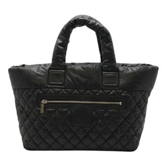 Chanel Pre-owned Coco Cocoon Medium Tote Bag Nylon - Pre-owned - Mujer - Negro - ONE SIZE