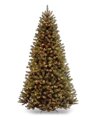 National Tree Company 7.5Ft Hinged Tree With 550 Dual Color Led Lights