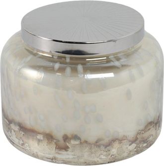 Sagebrook Home 5In 23Oz Lavender Speckle Lidded Candle