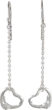 Tiffany & Co. Open Heart 925 Drop Earrings (Pre-Owned)