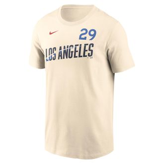 Nike Tarik Skubal Los Angeles Dodgers City Connect Nike Mens MLB T-Shirt in Brown | N19915ALD9-QMM