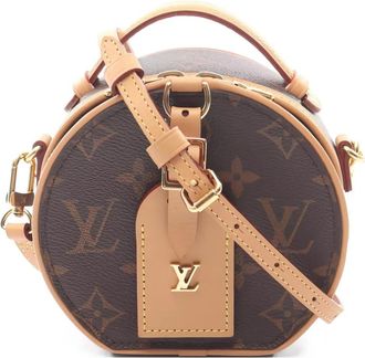 Louis Vuitton Borsa a tracolla Boite Chapeau mini con monogramma - Marrone