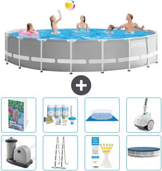 Intex Piscina Prism Frame Redonda - 549x122 Cm - 9-piezas S658