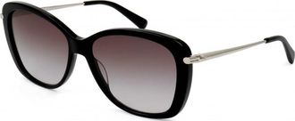 Longchamp Womens LO616S 56 005 Sunglasses - Black - One Size