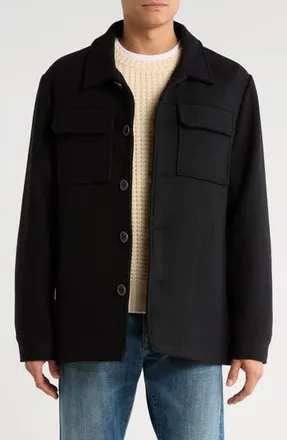 Robert Graham Shirt Jacket in Black at Nordstrom Rack, Size X-Large