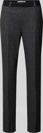 Raphaela by Brax Slim Fit Stoffhose mit Bügelfalten Modell Lillyth in Anthrazit, Größe 36