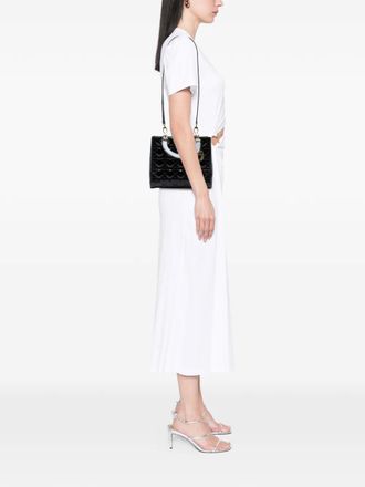 Dior 2013 Medium Patent Cannage Lady Dior satchel - Zwart