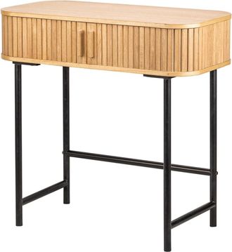 Nordlys Mesa consola 2 puertas en madera y acero