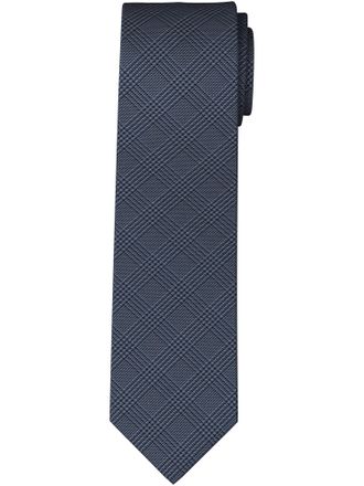 Olymp Krawatte OLYMP, Herren, marine, Web, Seide, Krawatten Krawatte, kariert, 6,5 cm