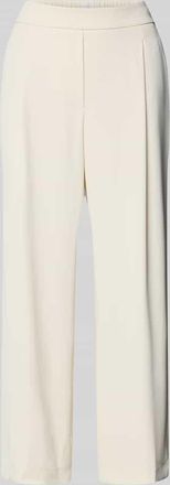 Jake*s Stoffhose mit elastischem Bund in Ecru, Gr&ouml;&szlig;e 32
