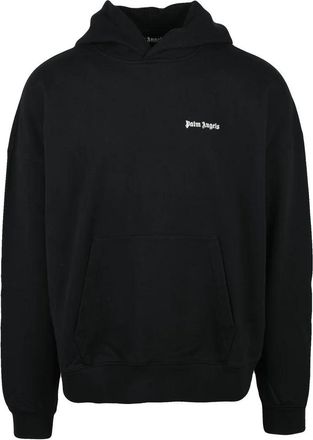 Palm Angels Relaxed Fit Black Hoodie