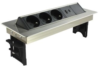 OEM Bloque De Tomas Giratorio 3 Tomas + Puertos 1 Usb - 1 Usb C Arlux Lighting