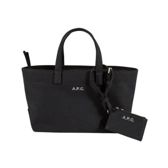 A.P.C. Le Drummer Toile Small - female - A.P.C. - Shopping Bags - Black - ONE SIZE - Bags