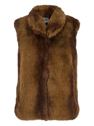 Apparis Laila gilet - women - Recycled Polyester - S - Brown