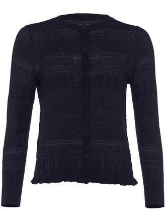 Eres Cardigan Josette traforato - Blu