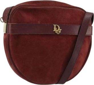 Dior Pre-owned Suede Shoulder Bag - Dames - Vintage Schoudertas - Bruin - ONE Size - Su&egrave;de - Vintage