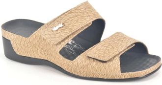 Vital Schoenen, Dames, Beige, 38 EU, Taupe print Muil 2B Spie Z