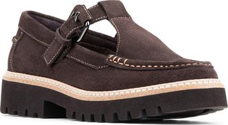 Donald J Pliner Helaina Mary Jane Loafer in Dark Brown at Nordstrom, Size 5.5