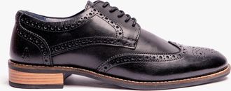 Hush Puppies Dustin Heren Brogue Schoenen Zwart