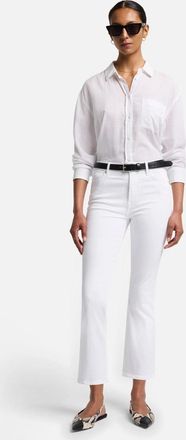 7 For All Mankind Womens 7 For All Mankind Jean White Slim Illusion High Waist Slim Kick GBO2163