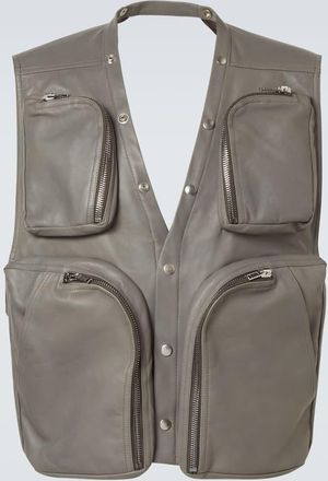 Rick Owens Gilet in pelle
