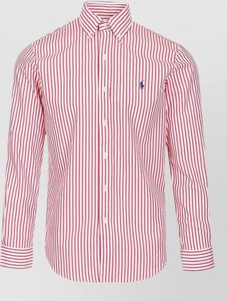 Polo Ralph Lauren tailored striped poplin shirt button collar
