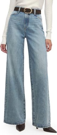 Favorite Daughter The Mischa Super High Waist Wide Leg Jeans in Dublin at Nordstrom, Size 28