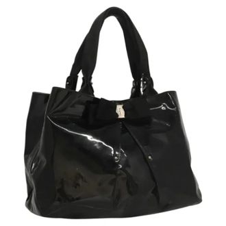 Ferragamo Pre-owned Tejido bolsos-de-mano - Pre-owned - Mujer - Negro - ONE SIZE