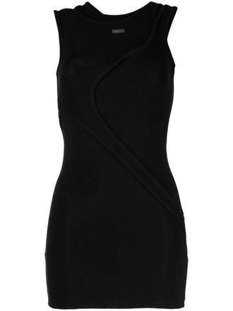 Heliot Emil Abito a coste con cut-out - Nero