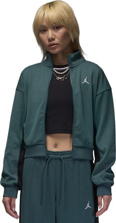 Nike Jordan (WMNS) Air Jordan Knit Jacket Asia Sizing Dark Green FV7105-366