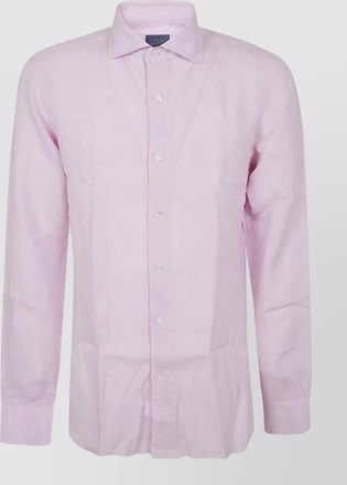 Barba linen regular-fit shirt