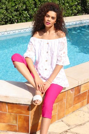 Roman Cropped Stretch Trouser