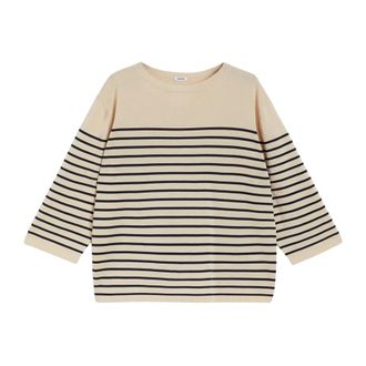 Aspesi Round-neck Knitwear, female, Multicolor, Size: XS Maglia scollo a barchetta