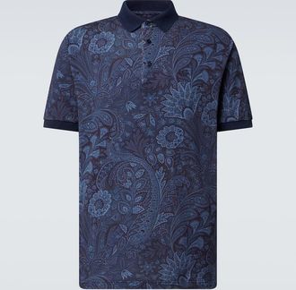 Etro Paisley cotton polo shirt