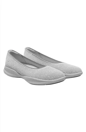 Vivaia Izabel Walker Pro Hybrid Ballet Flats in Metallic Diamond at Nordstrom, Size 6.5