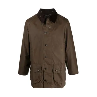 Barbour Jassen, Heren, Bruin, 2Xl, Katoen, Beaufort Waxed Jacket