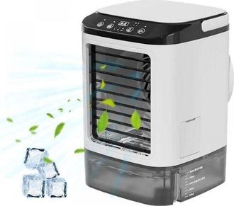OEM Aire Acondicionado M&oacute;vil, Aire Acondicionado Port&aacute;til, Enfriador De Aire Evaporativo 4 En 1, 3 Velocidades, 2 Modos De Nebulizaci&oacute;n, 7 Luces Led, Para