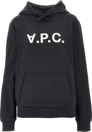 A.P.C. Felpe floccato - - Sweatshirts & Hoodies - Uomo - Nero - L