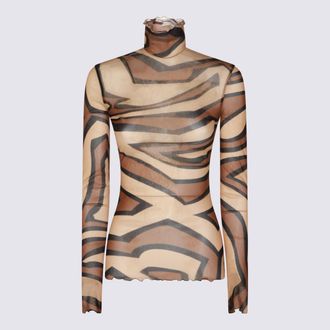 Emilio Pucci T-Shirts And Polos Marrone-Donna